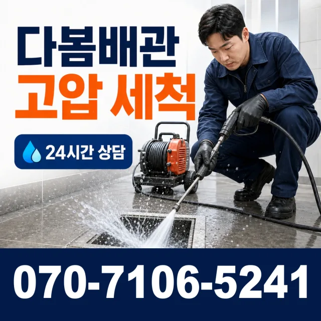 전남광주 함평군 학교면 학교신평길 배관뚫기 상담 이미지 4